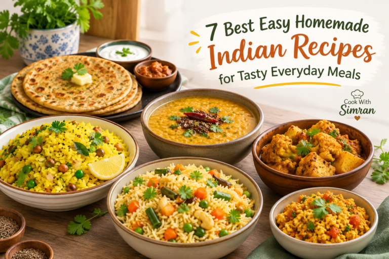 7 Easy Homemade Indian Recipes for Everyday Meals